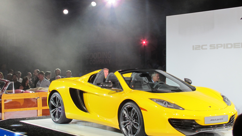 Illustration for article titled See The McLaren 12C Spider Live At Pebble Beach